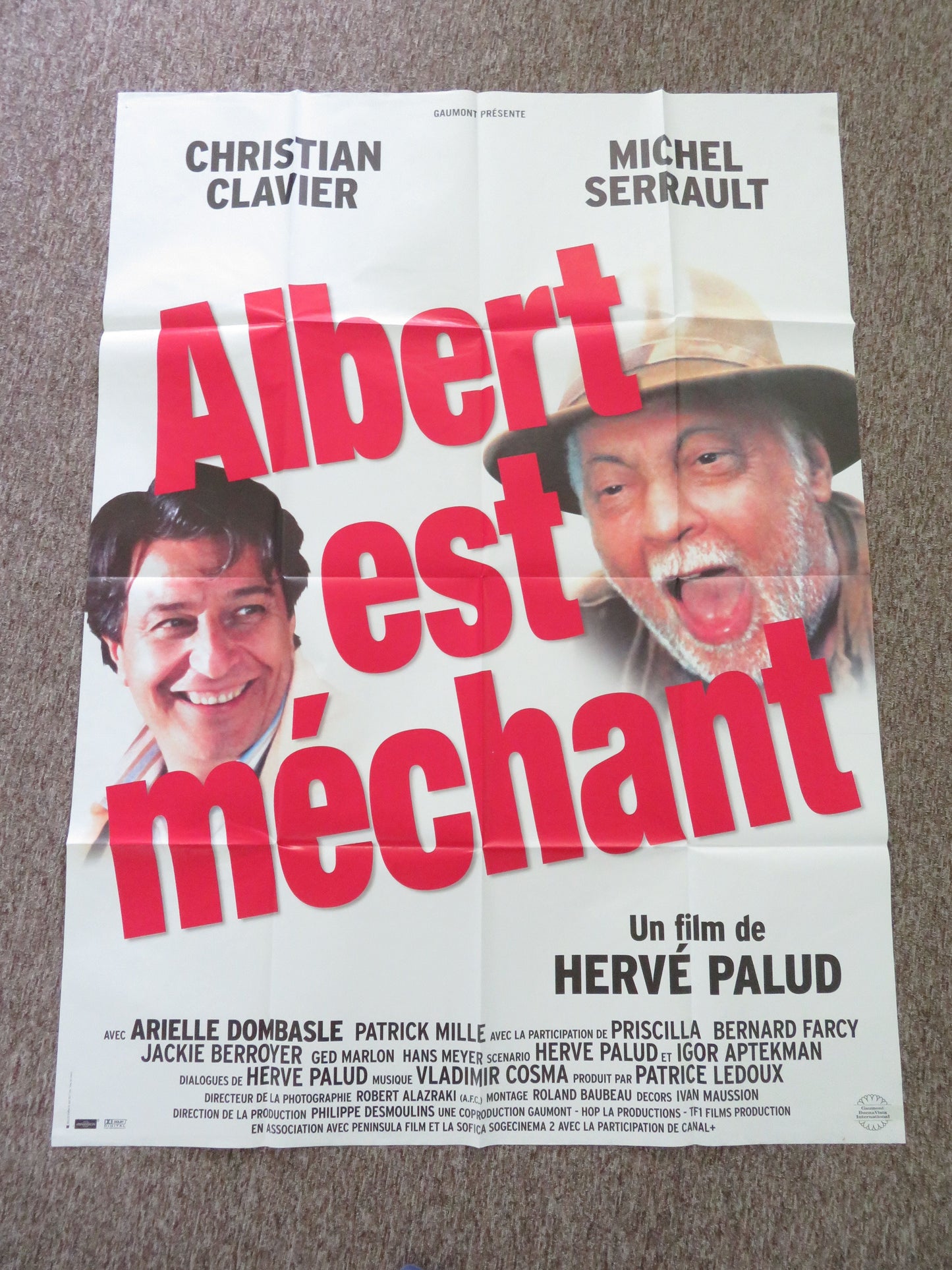 Albert est méchant French Grande Poster Christian Clavier Michel Serrault 2004 Movie posters