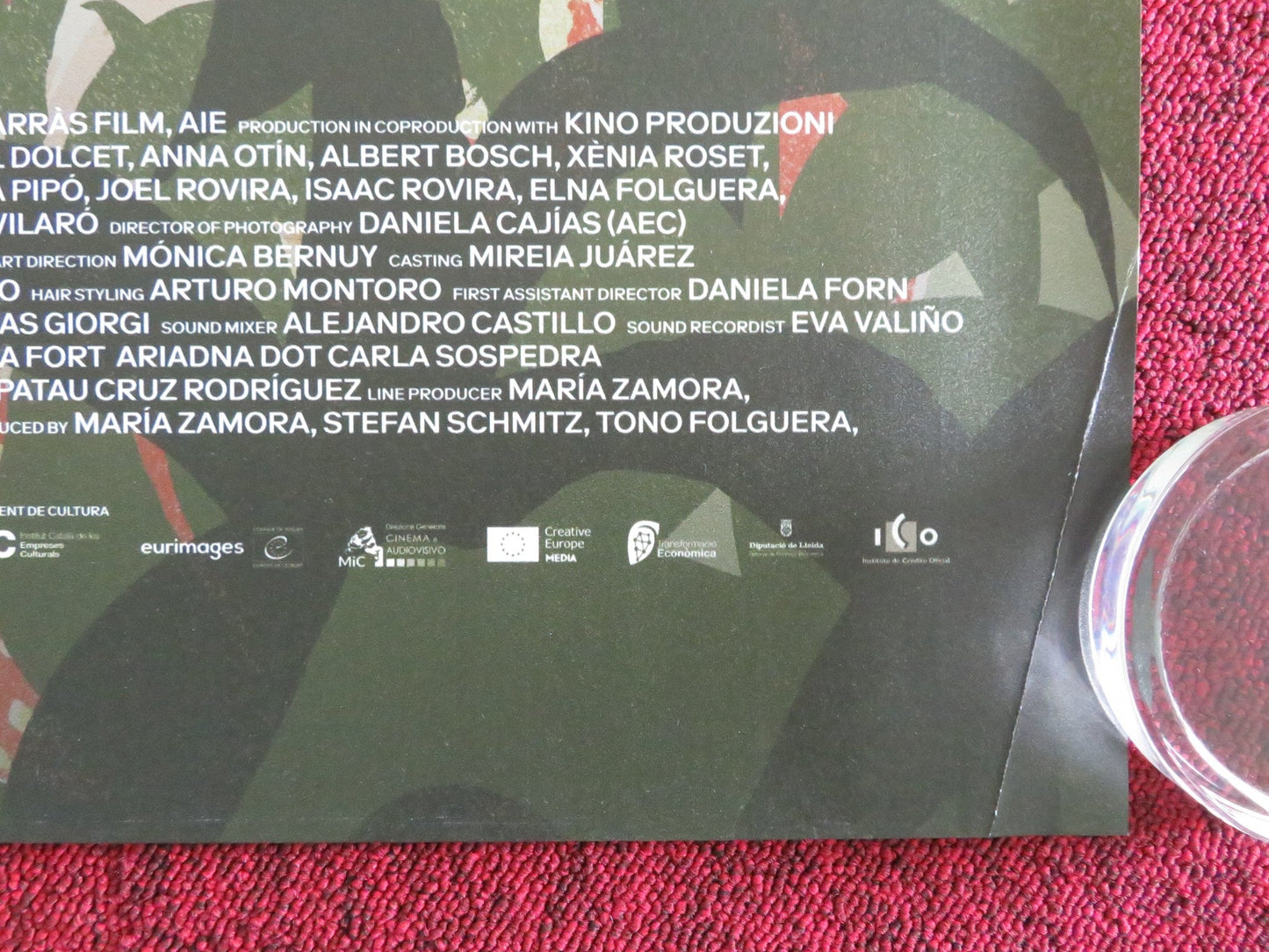 ALCARRAS UK QUAD ROLLED POSTER JOSEP ABAD JORDI PUJOL DOLCET 2022 Movie posters