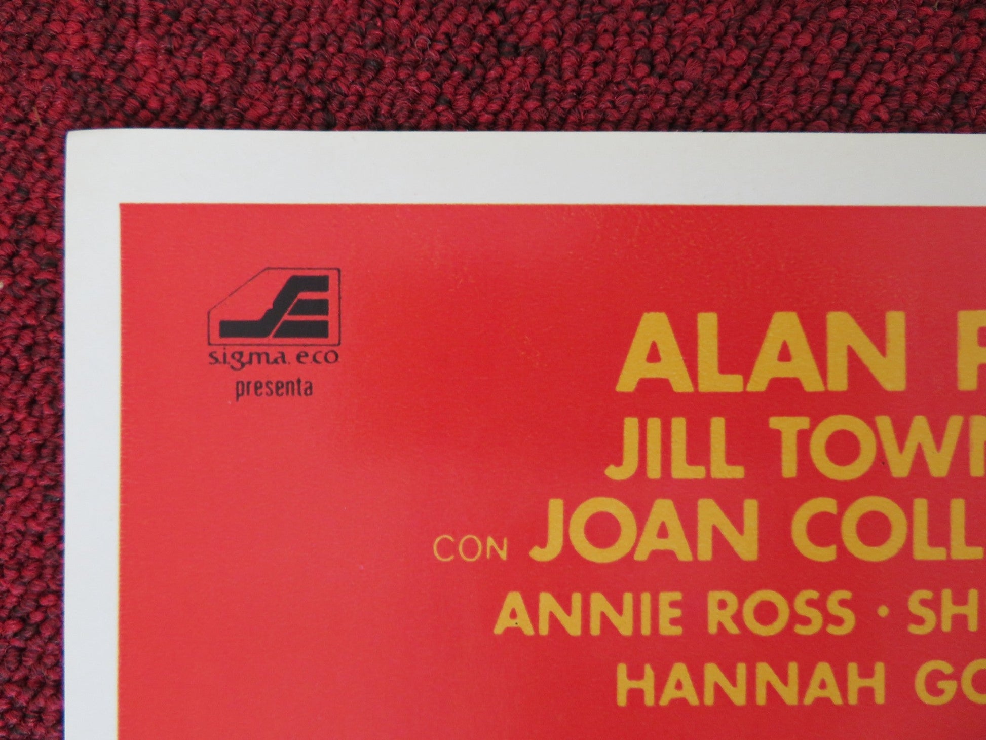 ALFIE DARLING - C ITALIAN FOTOBUSTA POSTER ALAN PRICE JOAN COLLINS 1975 - Rendezvous Cinema