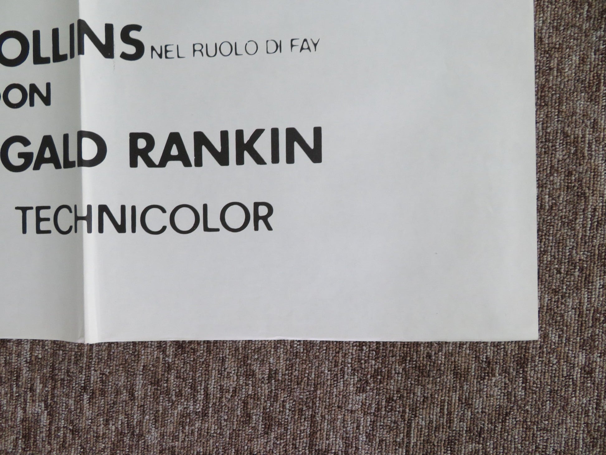 ALFIE DARLING ITALIAN 4 FOGLIO POSTER JOAN COLLINS ALAN PRICE 1980 Movie posters