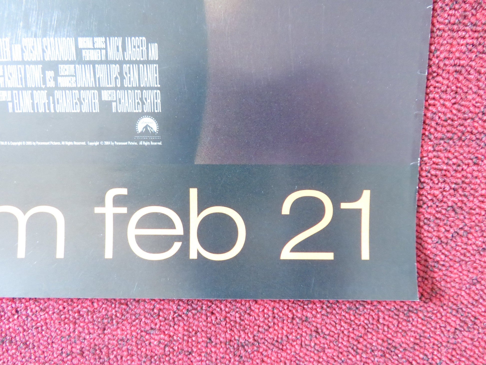 ALFIE VHS VIDEO POSTER JUDE LAW SIENNA MILLER 2004 Rendezvous Cinema Movie posters