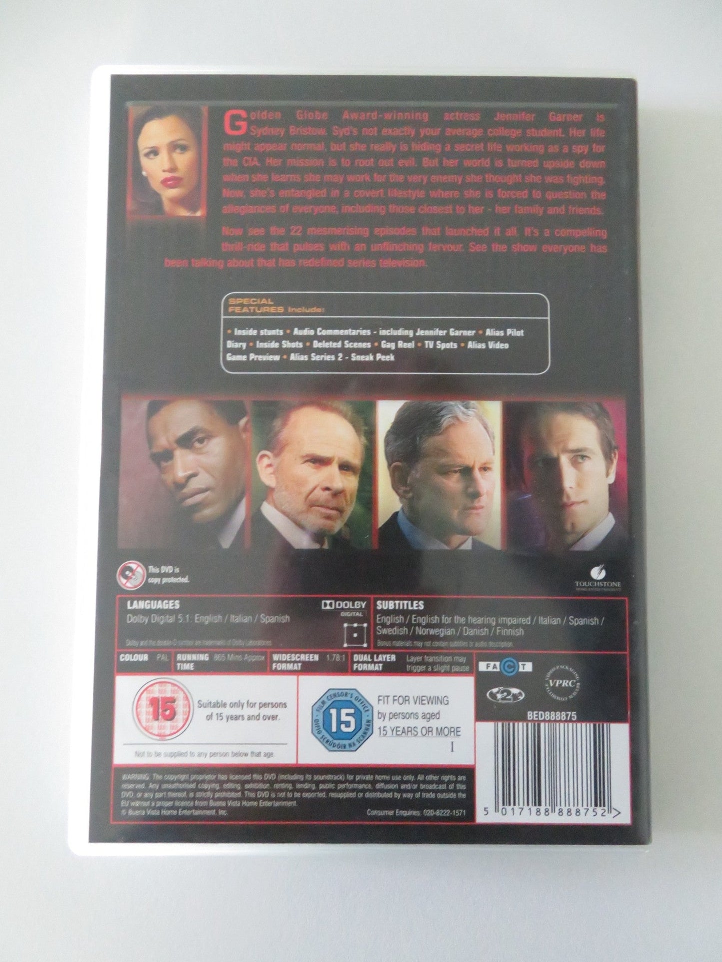 Alias - The Complete First Season (DVD BoxSet) Jennifer Garner 2001 Region 2 Movie posters