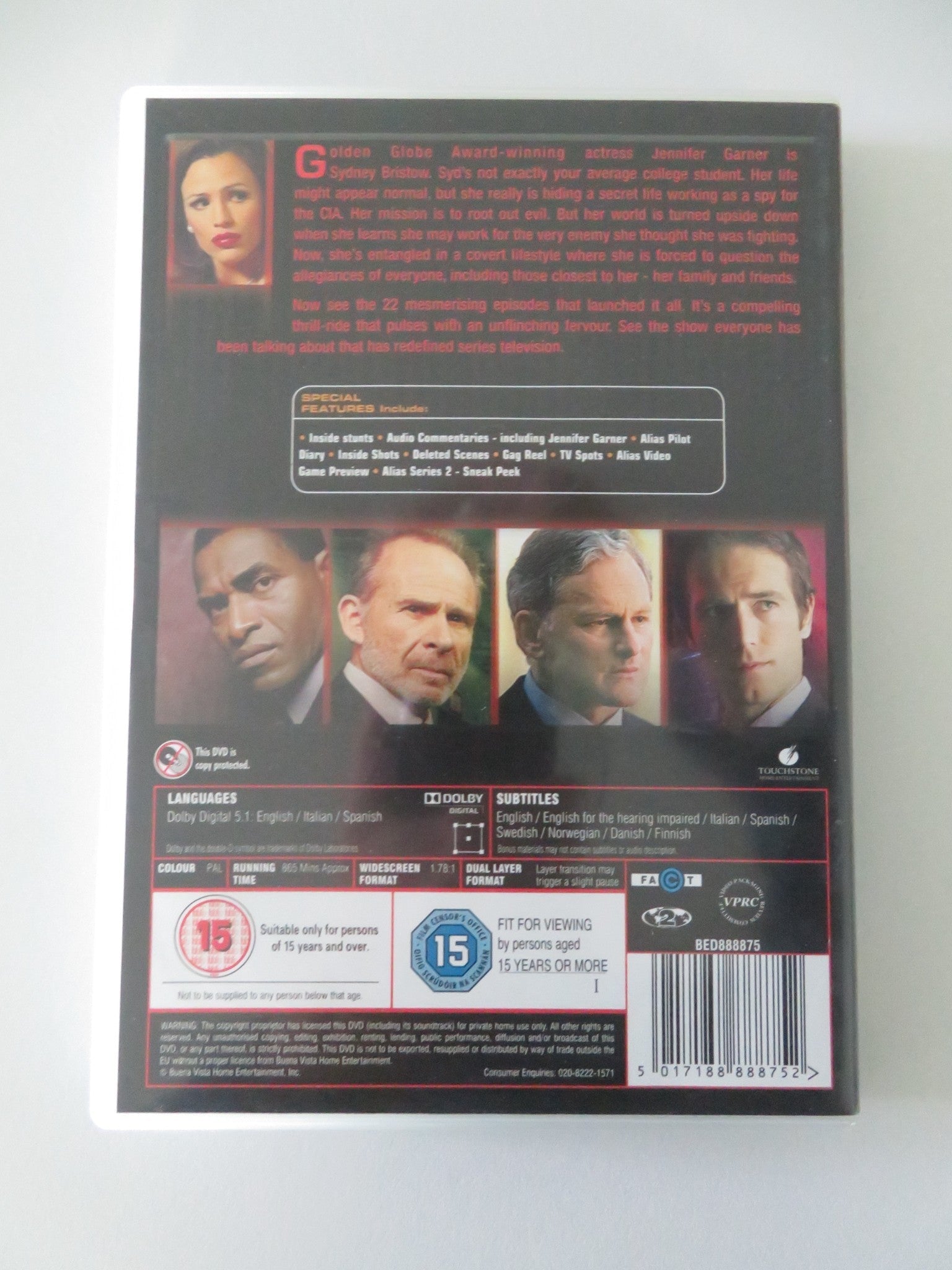 Alias - The Complete First Season (DVD BoxSet) Jennifer Garner 2001 Region 2 Movie posters