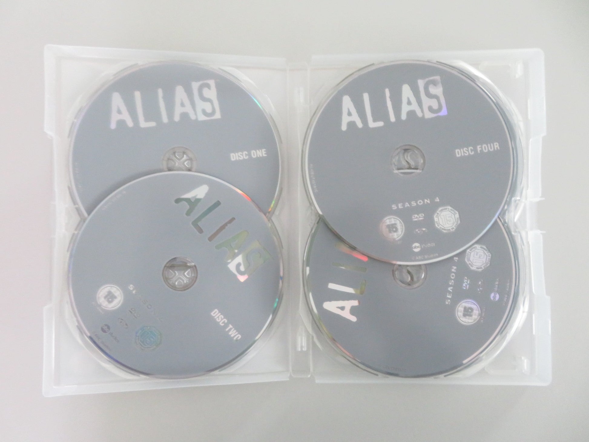 Alias - The Complete Fourth Season (DVD BoxSet) Jennifer Garner 2005 Region 2 Movie posters