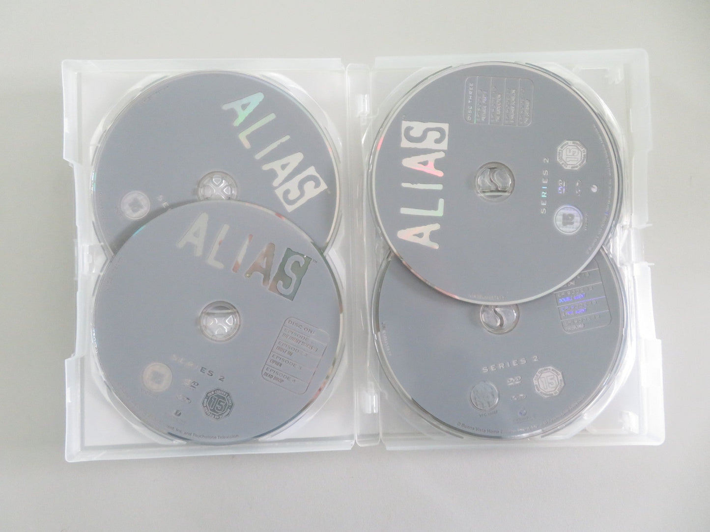 Alias the Complete Second Season (DVD BoxSet) Jennifer Garner 2002 Region 2 Movie posters