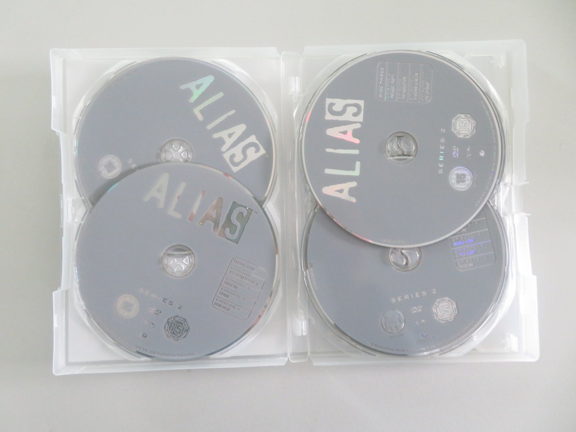 Alias the Complete Second Season (DVD BoxSet) Jennifer Garner 2002 Region 2 Movie posters