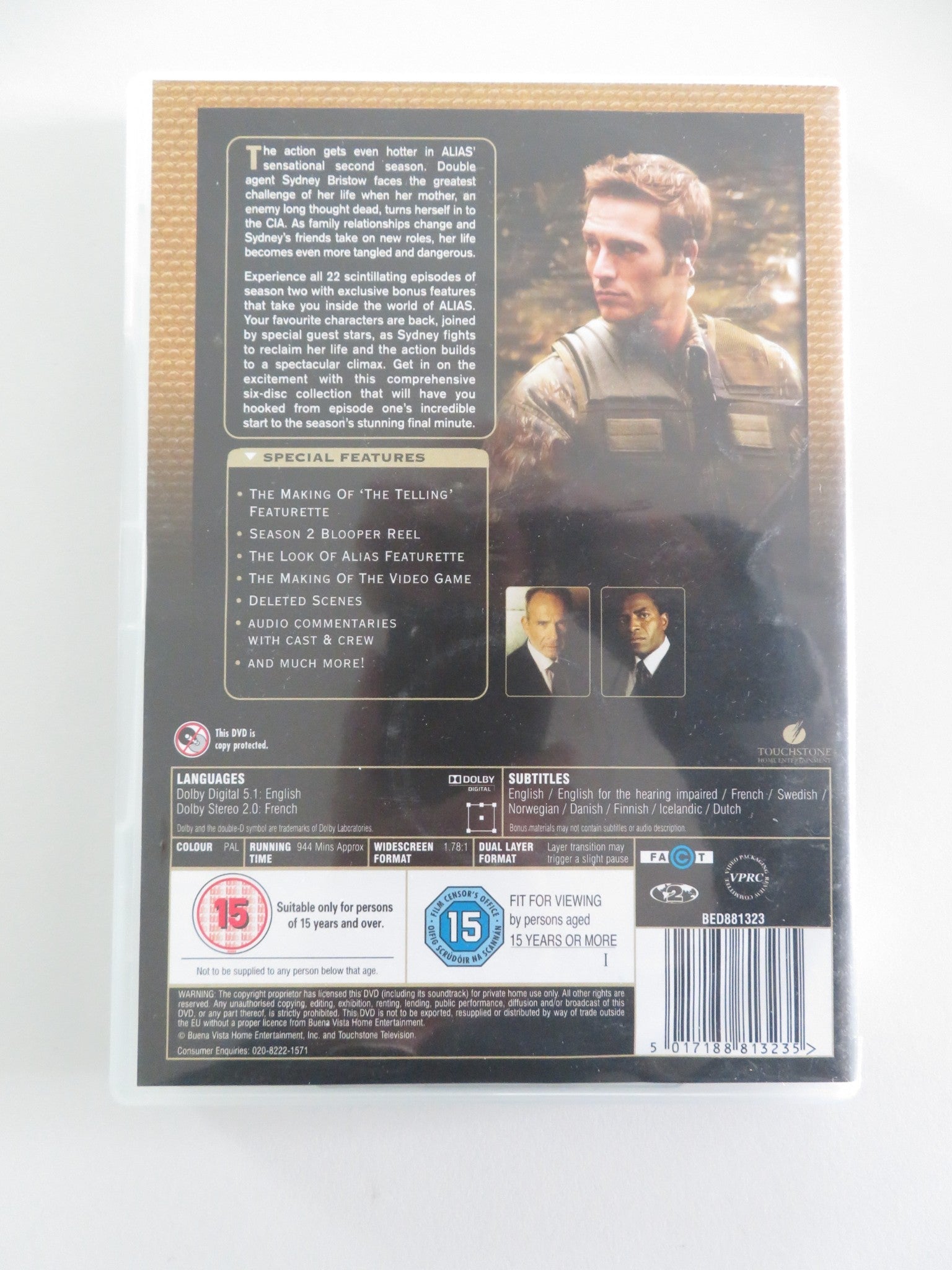 Alias the Complete Second Season (DVD BoxSet) Jennifer Garner 2002 Region 2 Movie posters