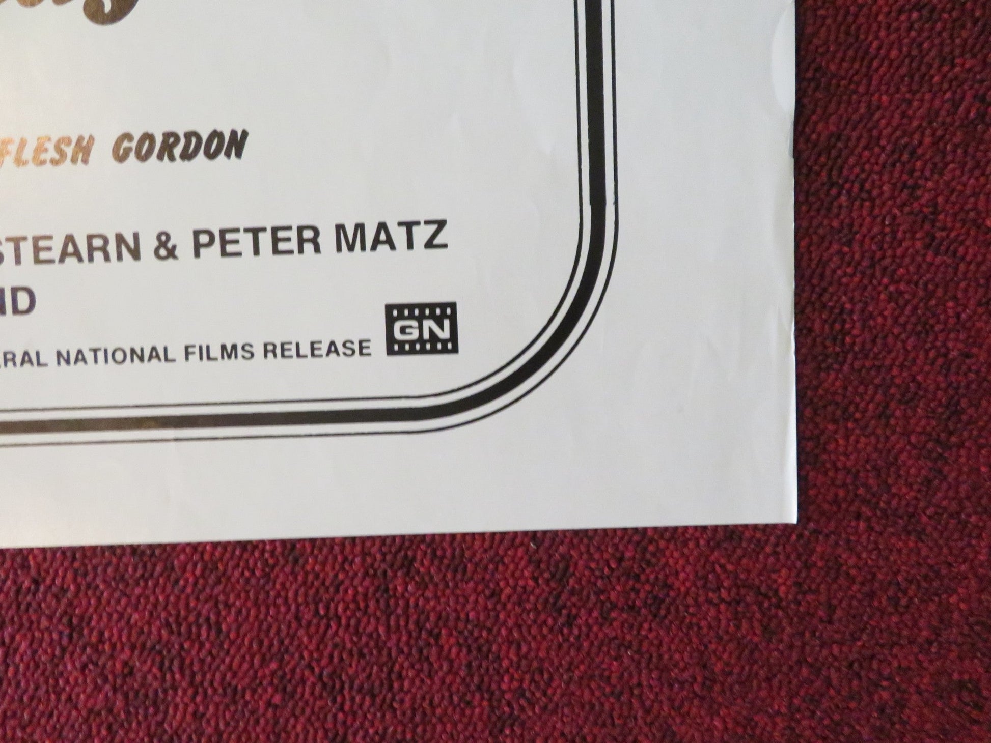 ALICE IN WONDERLAND: AN ADULT MUSICAL FANTASY FOLDED US ONE SHEET POSTER 1976 Rendezvous Cinema Movie posters