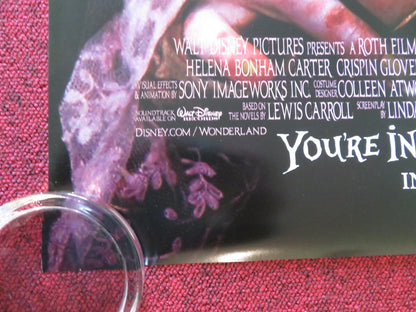 ALICE IN WONDERLAND - D US ONE SHEET ROLLED POSTER JOHNNY DEPP WASIKOWSKA 2010 Rendezvous Cinema Movie posters