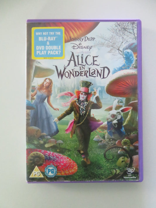 ALICE IN WONDERLAND (DVD) DISNEY JOHNNY DEPP MIA WASIKOWSKA 2010 REGION 2 Movie posters