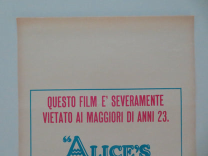 ALICE'S RESTAURANT ITALIAN LOCANDINA POSTER ARLO GUTHRIE PAT QUINN 1970 Movie posters