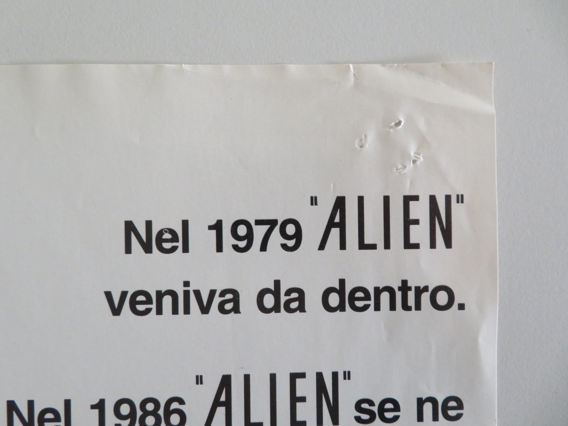 ALIEN 3 ITALIAN FOTOBUSTA POSTER SIGOURNEY WEAVER CHARLES DANCE 1992 Movie posters