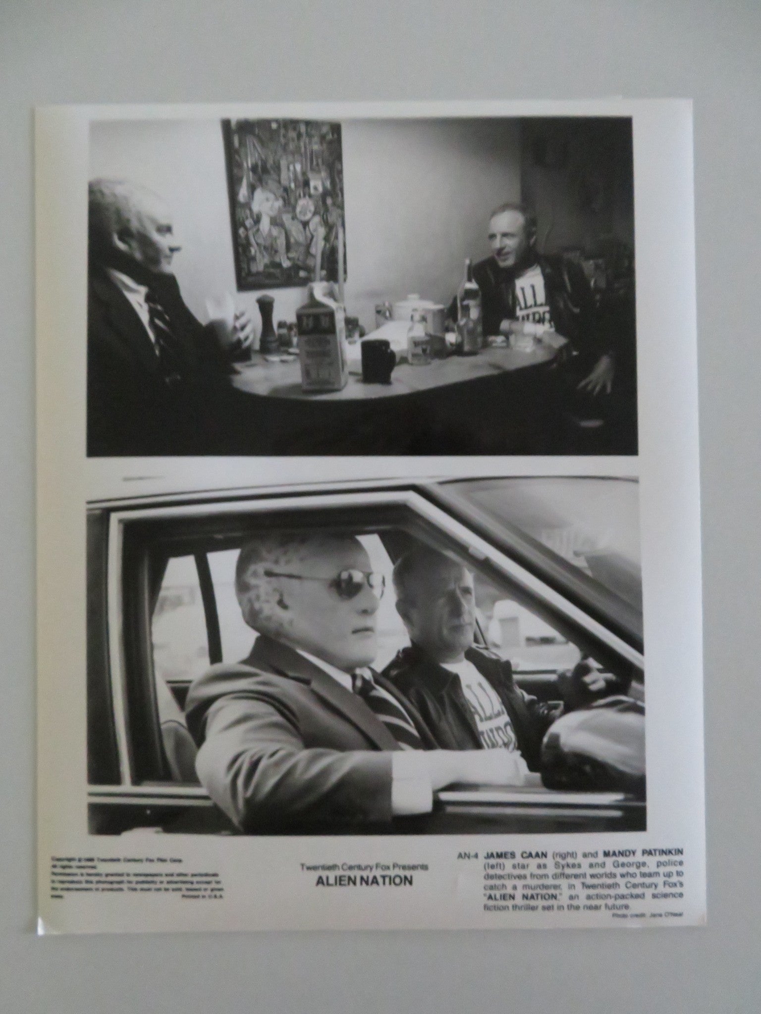 ALIEN NATION MOVIE STILL PHOTO LOT OF 6 JAMES CAAN TERENCE STAMP 1988 Movie posters