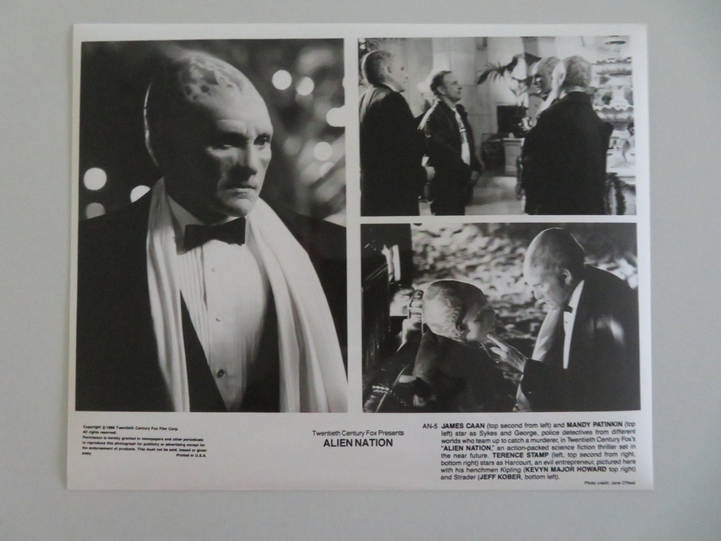 ALIEN NATION MOVIE STILL PHOTO LOT OF 6 JAMES CAAN TERENCE STAMP 1988 Movie posters