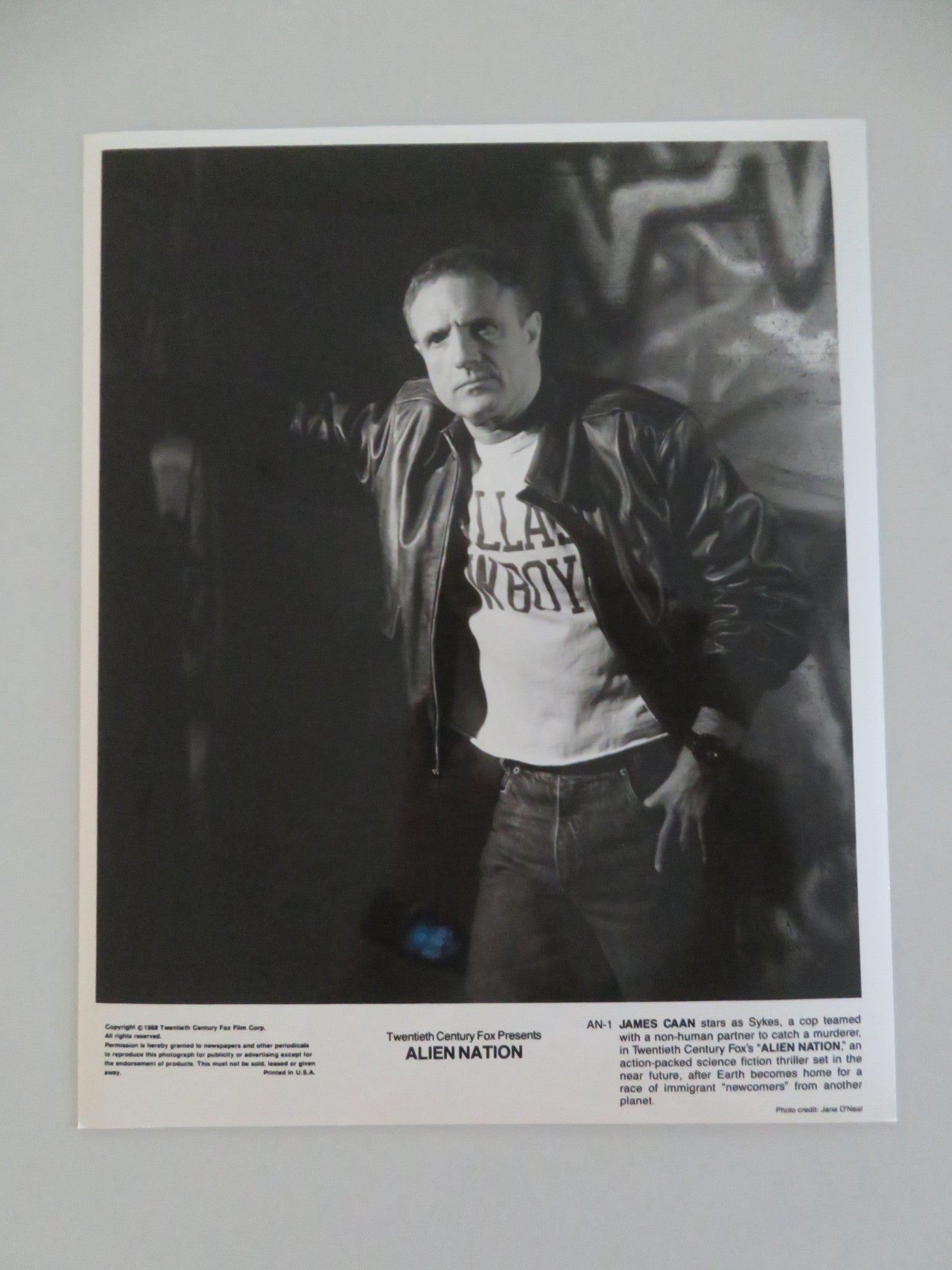 ALIEN NATION MOVIE STILL PHOTO LOT OF 6 JAMES CAAN TERENCE STAMP 1988 Movie posters