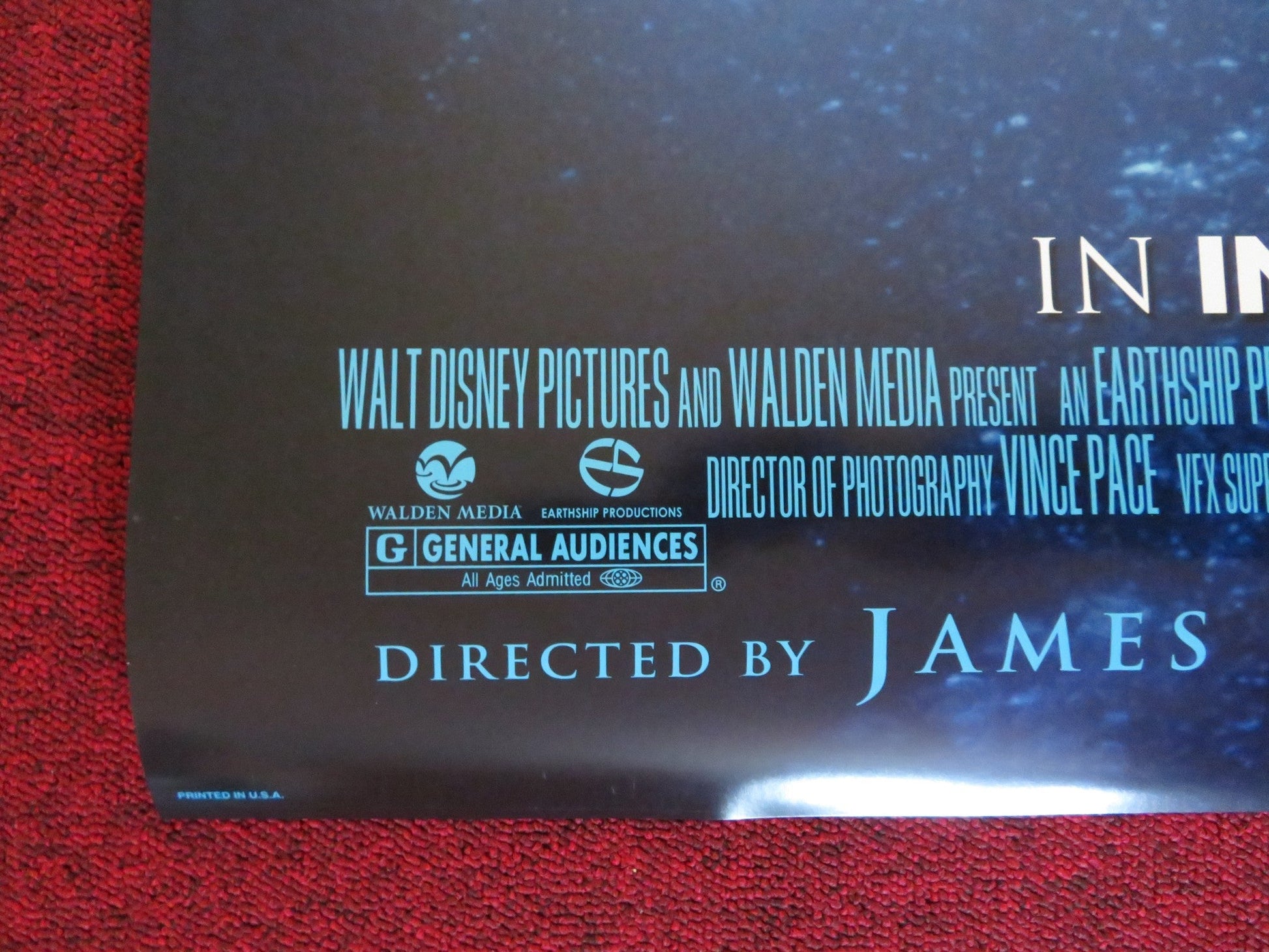 ALIENS OF THE DEEP US ONE SHEET ROLLED POSTER DISNEY JAMES CAMERON 2005 - Rendezvous Cinema