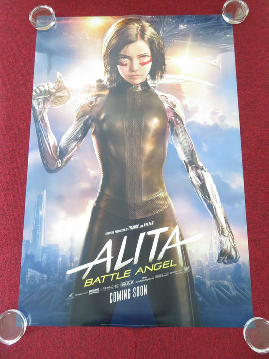 ALITA: BATTLE ANGEL - INTERNATIONAL CAMPAIGN B US ONE SHEET ROLLED POSTER 2019 Movie posters