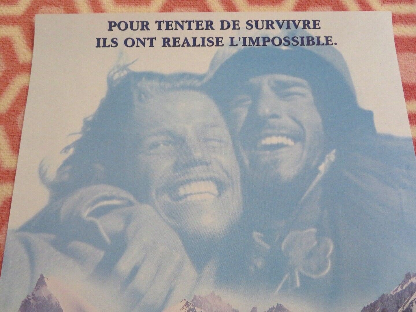 ALIVE / LES SURIVANTS BELGIUM (20"x 13") POSTER ETHAN HAWKE VINCENT SPANO 1993 - Rendezvous Cinema