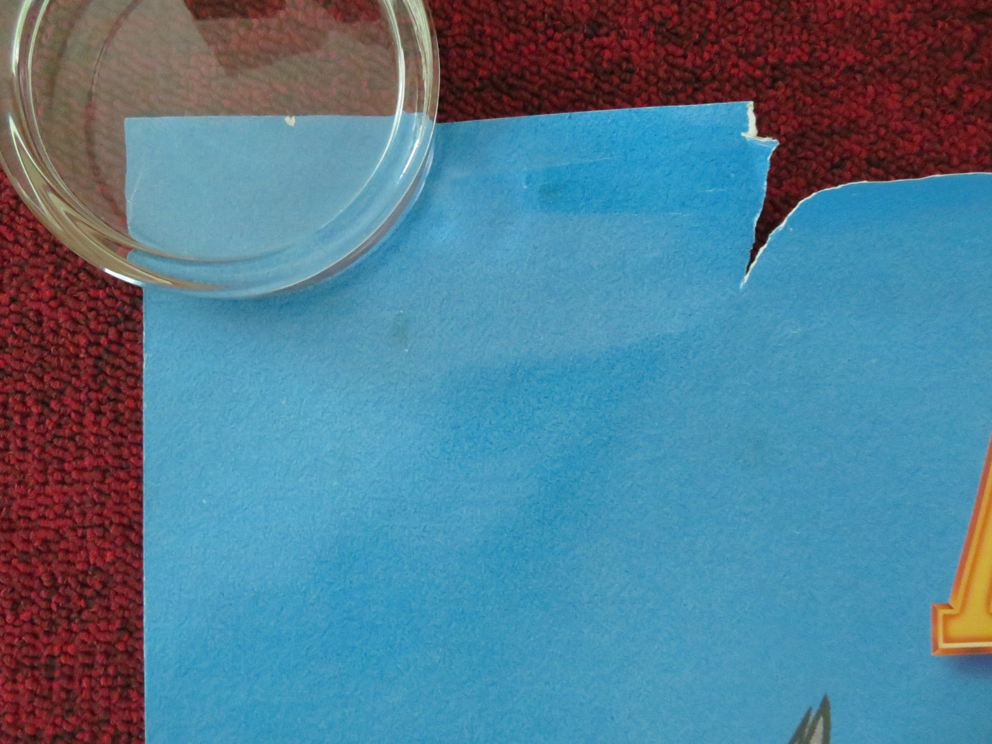 ALL DOGS GO TO HEAVEN 2 VHS VIDEO POSTER ROLLED CHARLIE SHEEN BORGNINE 1996 Movie posters