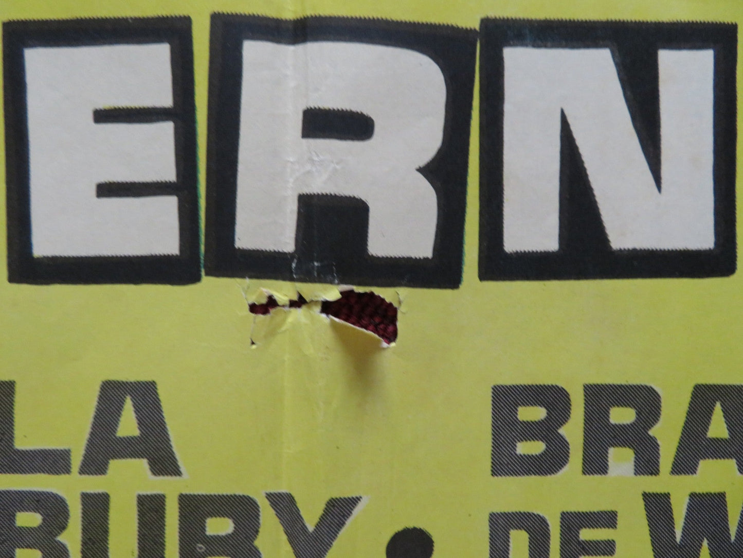 ALL FALL DOWN ARGENTINIAN POSTER WARREN BEATTY EVA MARIE SAINT 1962 - Rendezvous Cinema