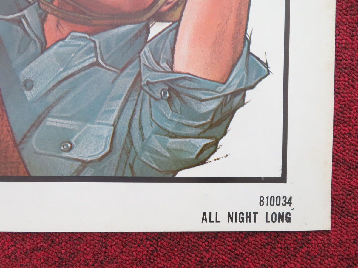 All Night Long Folded US One Sheet Poster Gene Hackman Barbra Streisand 1981 Movie posters
