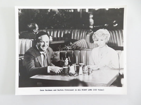 ALL NIGHT LONG MOVIE STILL PHOTO GENE HACKMAN BARBRA STREISAND 1981 Movie posters