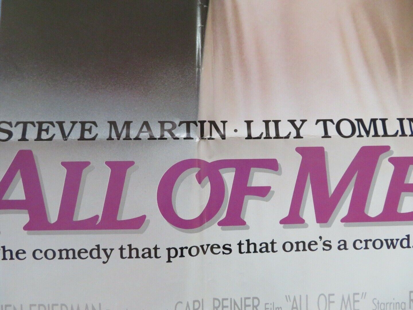 ALL OF ME FOLDED US ONE SHEET POSTER STEVE MARTIN LILY TOMLIN 1984 - Rendezvous Cinema