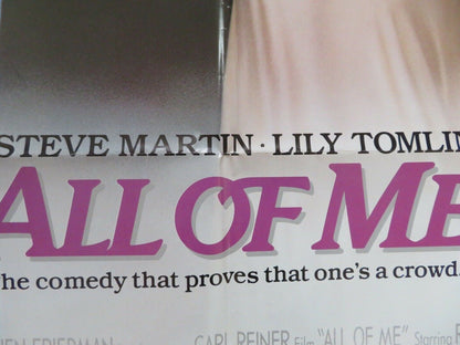 ALL OF ME FOLDED US ONE SHEET POSTER STEVE MARTIN LILY TOMLIN 1984 - Rendezvous Cinema