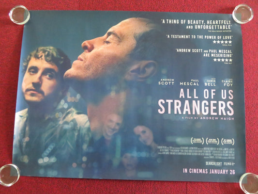 ALL OF US STRANGERS UK QUAD ROLLED POSTER ANDREW SCOTT PAUL MESCAL 2023 Movie posters