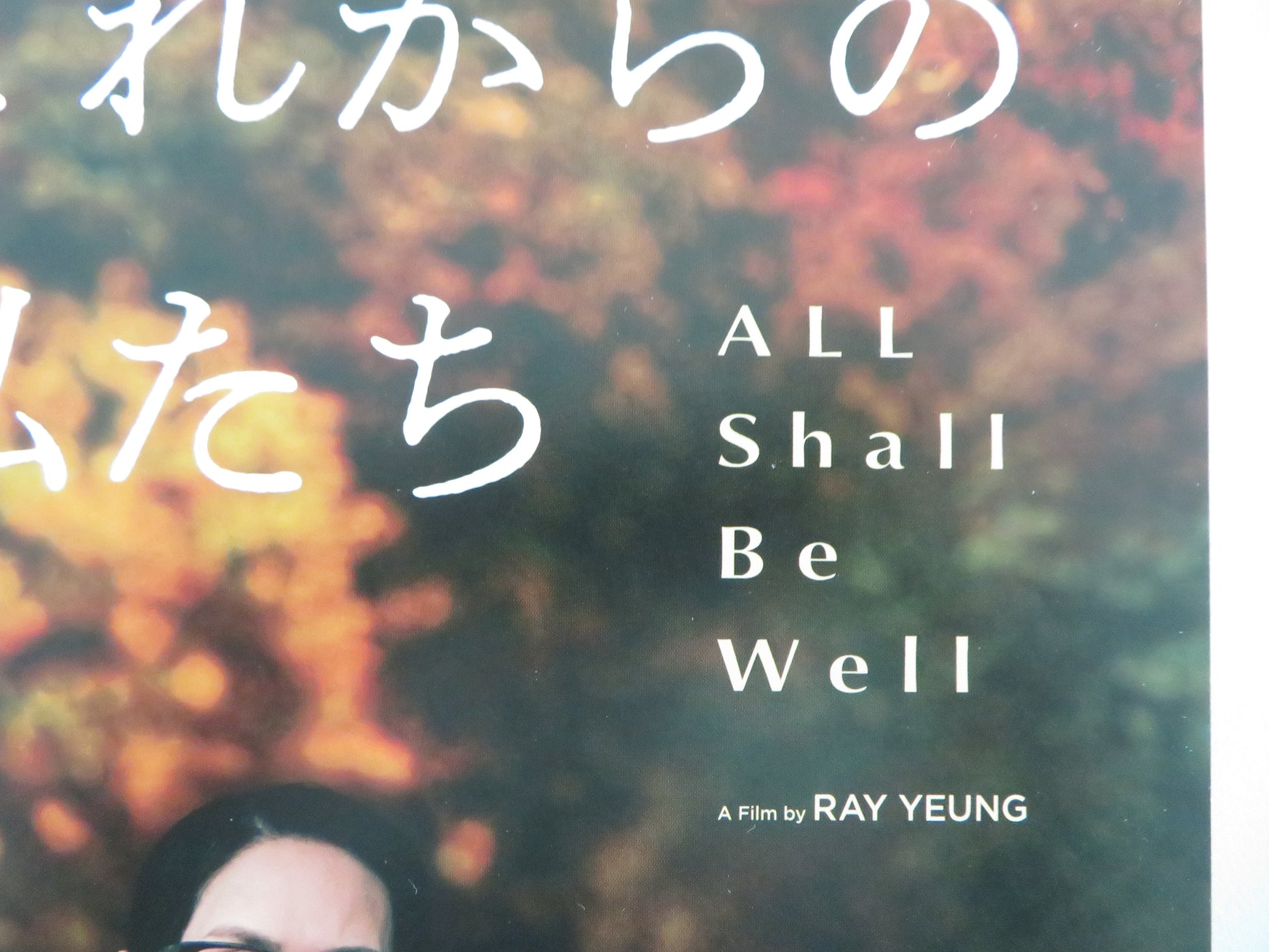 All Shall Be Well Japanese Chirashi (B5) Poster Patra Au, Lin-Lin Li Tai-Bo 2024 Movie posters