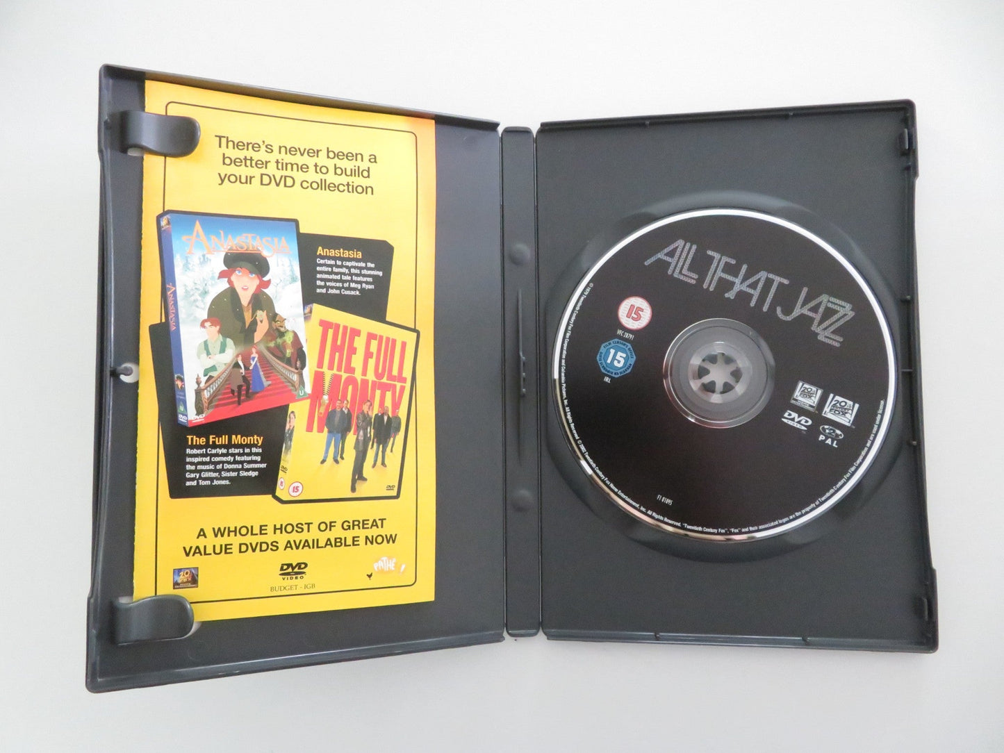 ALL THAT JAZZ (DVD) ROY SCHEIDER JESSICA LANGE 1979 REGION 2 Movie posters