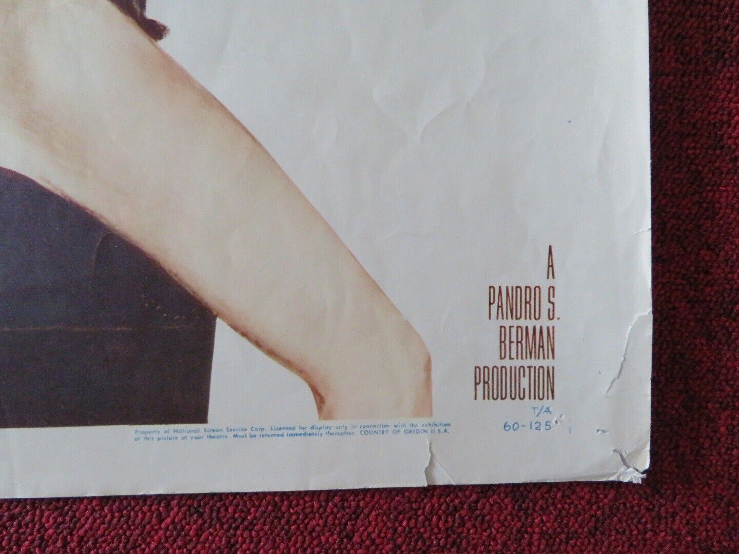 ALL THE FINE YOUNG CANNIBALS US HALF SHEET (22"x 28") POSTER NATALIE WOOD 1960 - Rendezvous Cinema