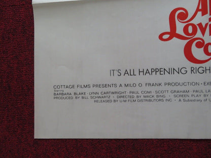 ALL THE LOVING COUPLES US ONE SHEET POSTER NORMAN ALDEN GLORIA MANON 1969 - Rendezvous Cinema