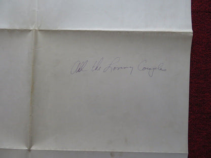 ALL THE LOVING COUPLES US ONE SHEET POSTER NORMAN ALDEN GLORIA MANON 1969 - Rendezvous Cinema