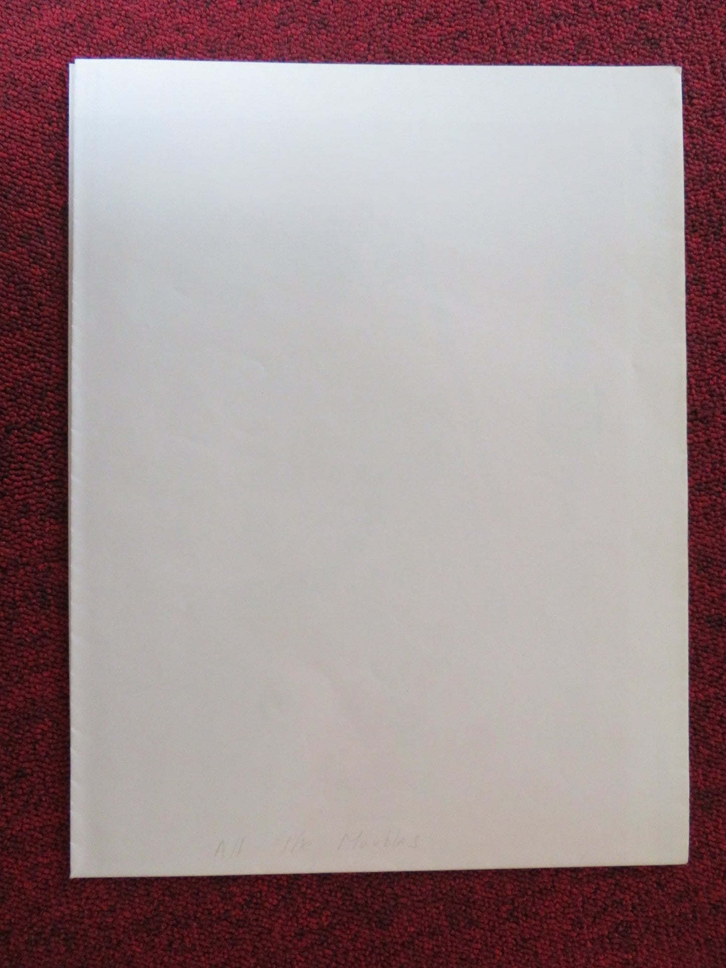 ...ALL THE MARBLES FOLDED US ONE SHEET POSTER PETER FALK VICKI FREDERICK 1981 - Rendezvous Cinema