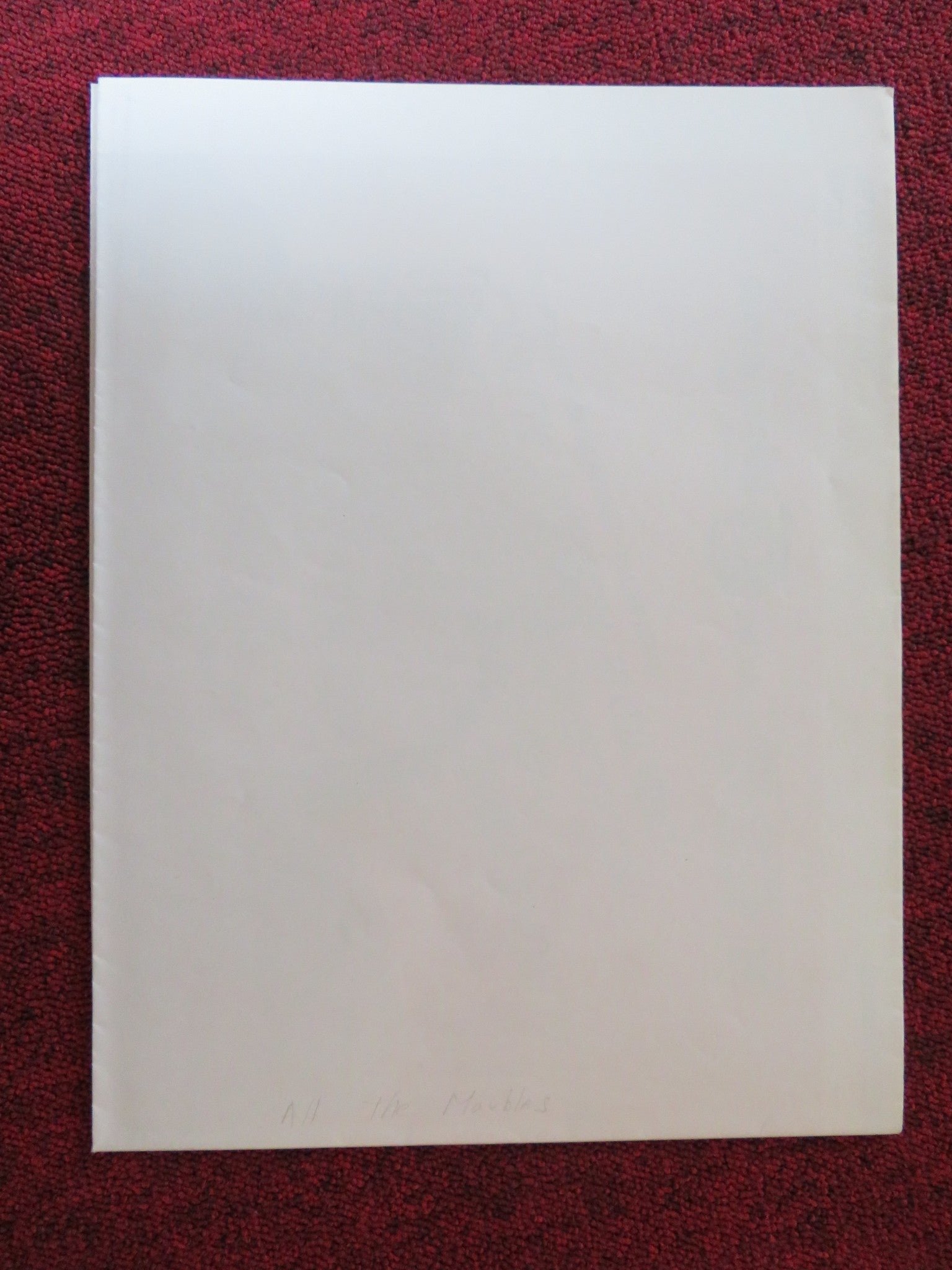 ...ALL THE MARBLES FOLDED US ONE SHEET POSTER PETER FALK VICKI FREDERICK 1981 - Rendezvous Cinema