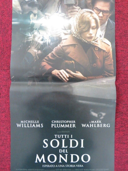 ALL THE MONEY IN THE WORLD ITALIAN LOCANDINA (26.5"x12.5") POSTER M WAHLBERG '17 - Rendezvous Cinema