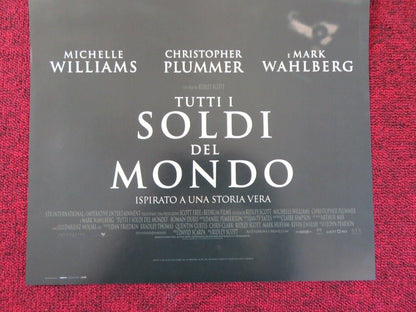 ALL THE MONEY IN THE WORLD ITALIAN LOCANDINA (26.5"x12.5") POSTER M WAHLBERG '17 - Rendezvous Cinema