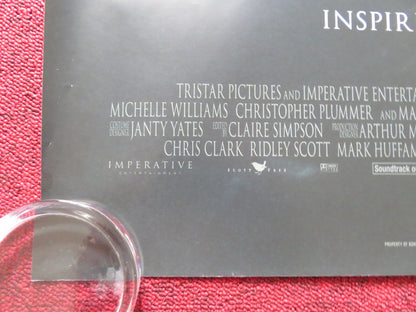 ALL THE MONEY IN THE WORLD UK QUAD ROLLED POSTER MICHELLE WILLIAMS 2017 Rendezvous Cinema Movie posters