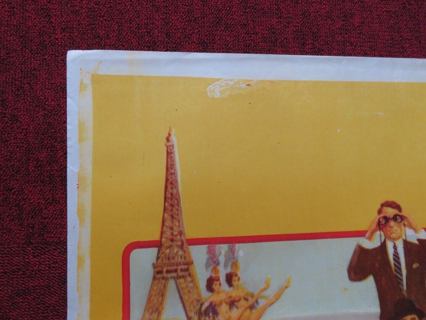 ALL THE WAY TO PARIS FOLDED ARGENTINA ONE SHEET POSTER JAMIE UYS BOB COURTNEY - Rendezvous Cinema