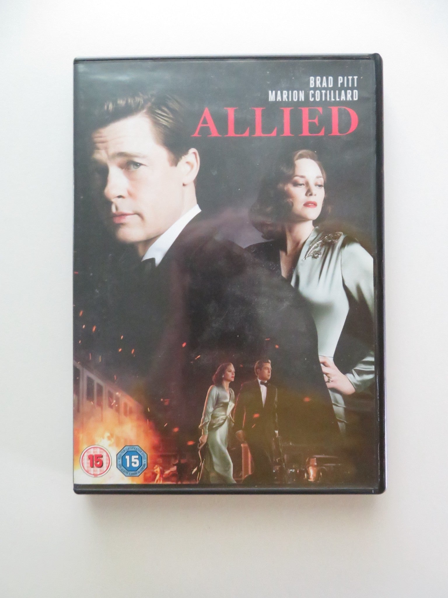 ALLIED (DVD) BRAD PITT MARION COTILLARD 2016 REGION 2 Movie posters