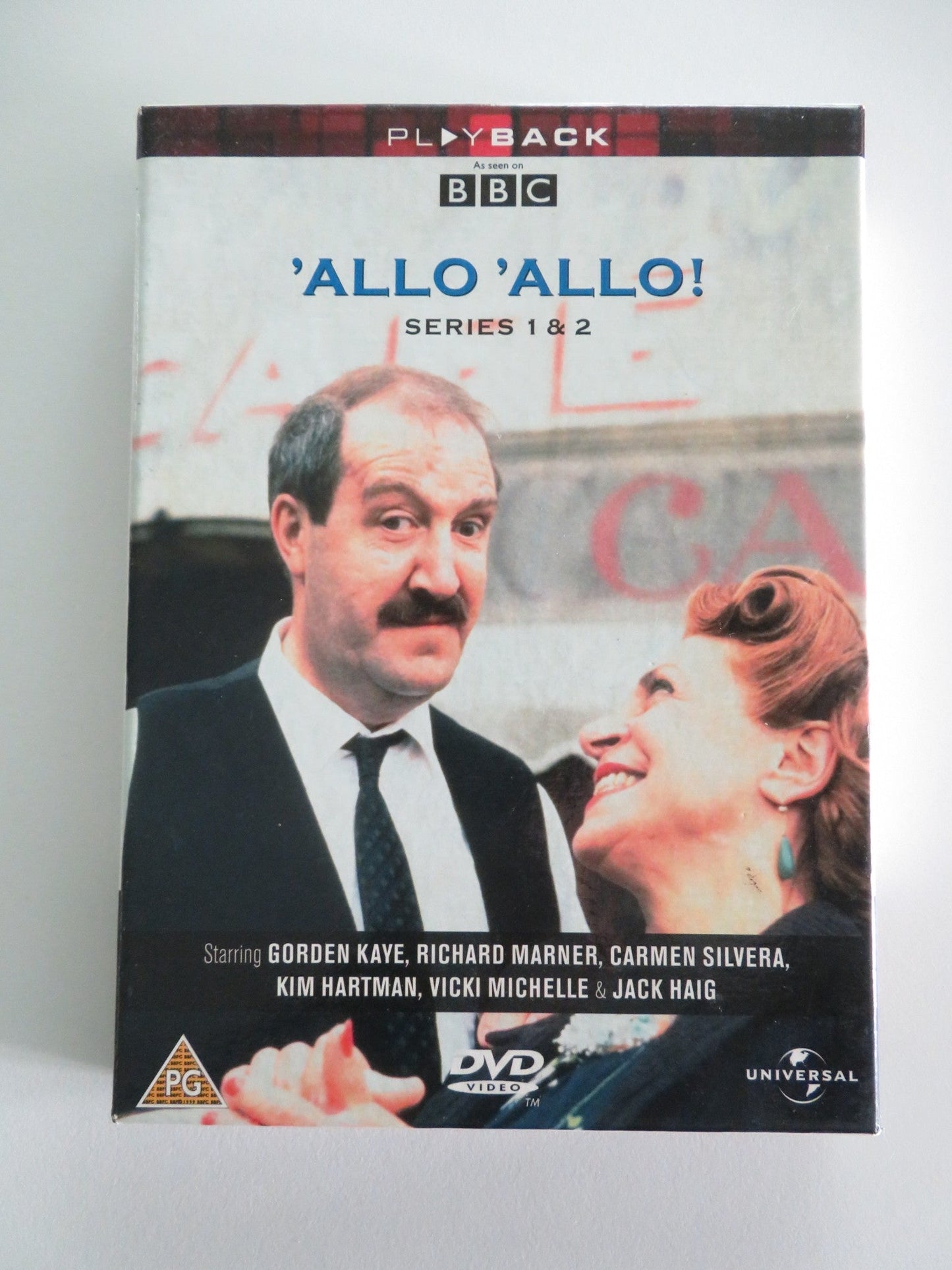 Allo 'allo! Series 1 & 2 (DVD BoxSet) Gorden Kaye Carmen Silvera 1982 Region 2 Movie posters