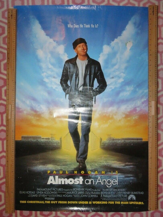 ALMOST AN ANGEL US ONE SHEET ROLLED POSTER PAUL HOGAN 1990 - Rendezvous Cinema