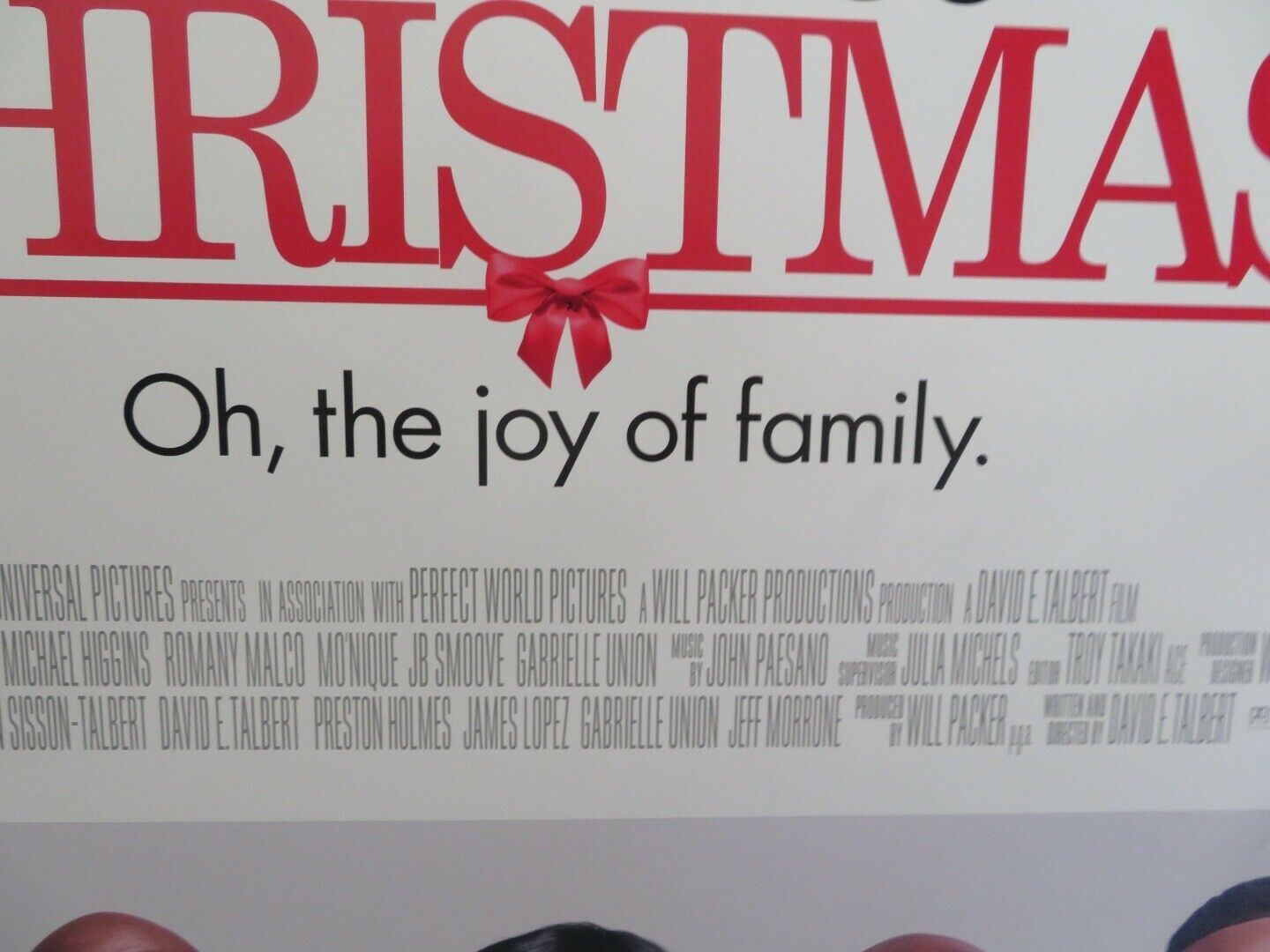 ALMOST CHRISTMAS US ONE SHEET ROLLED POSTER DANNY GLOVER KIMERLY ELSE 2016 - Rendezvous Cinema