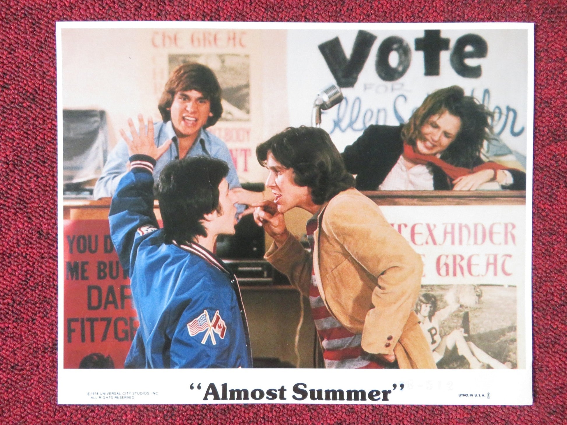 ALMOST SUMMER LOBBY CARD BRUNO KIRBY LEE PURCELL 1978 Rendezvous Cinema Movie posters