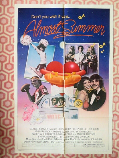 ALMOST SUMMER US ONE SHEET POSTER BRUNO KIRBY LEE PURCELL 1978 - Rendezvous Cinema
