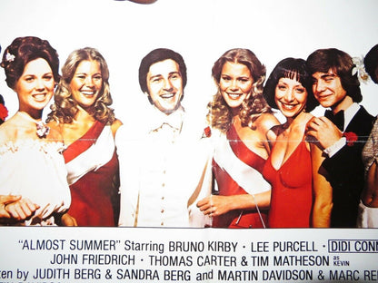 ALMOST SUMMER US ONE SHEET POSTER BRUNO KIRBY LEE PURCELL 1978 - Rendezvous Cinema