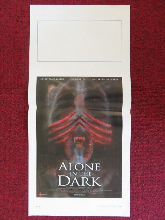 ALONE IN THE DARK ITALIAN LOCANDINA (27.5"x13") POSTER CHRISTIAN SLATER 2005 - Rendezvous Cinema