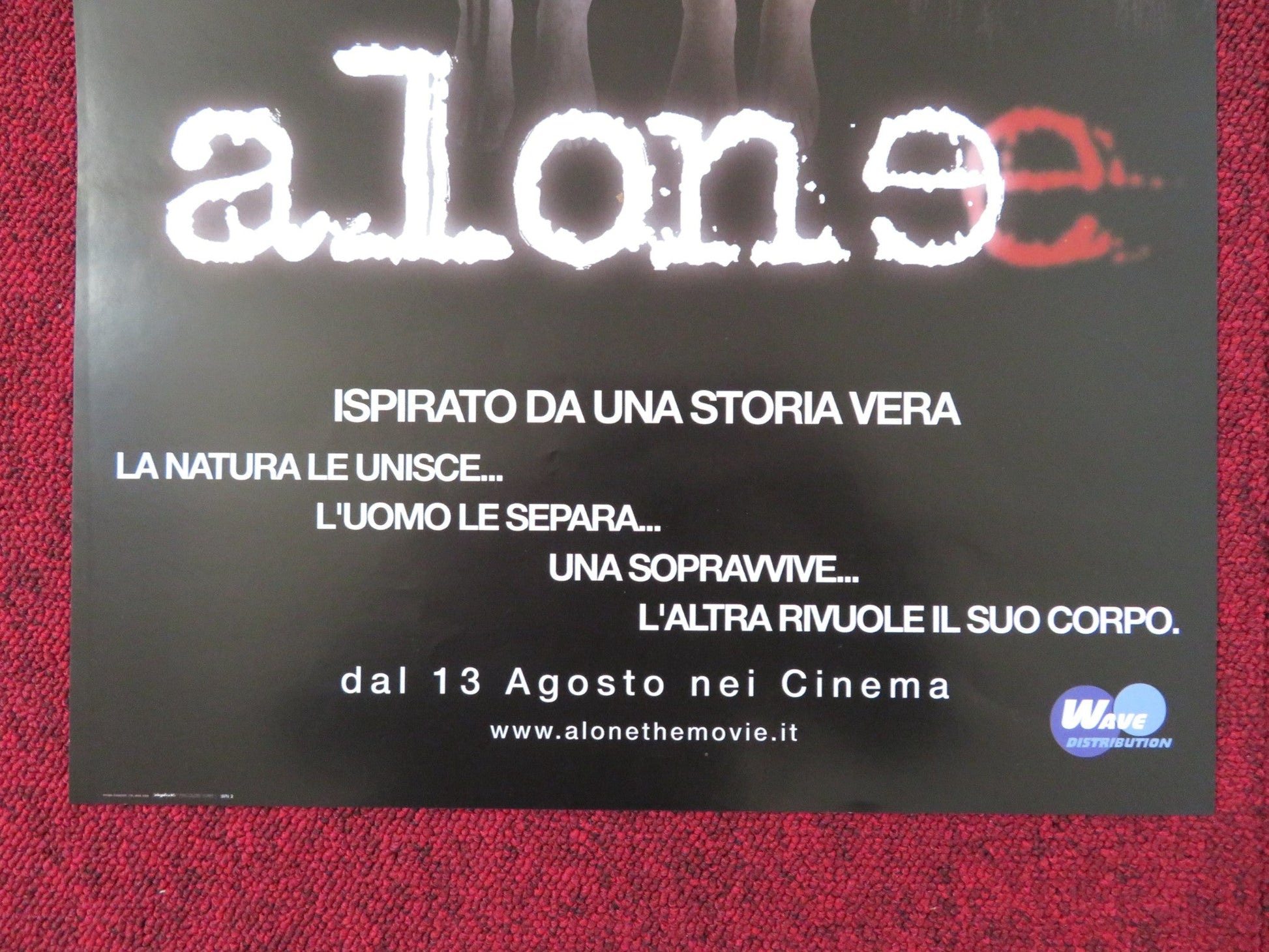 ALONE ITALIAN LOCANDINA POSTER MARSHA WATTANAPANICH VITTAYA WASUKRAIPAISAN 2007 - Rendezvous Cinema
