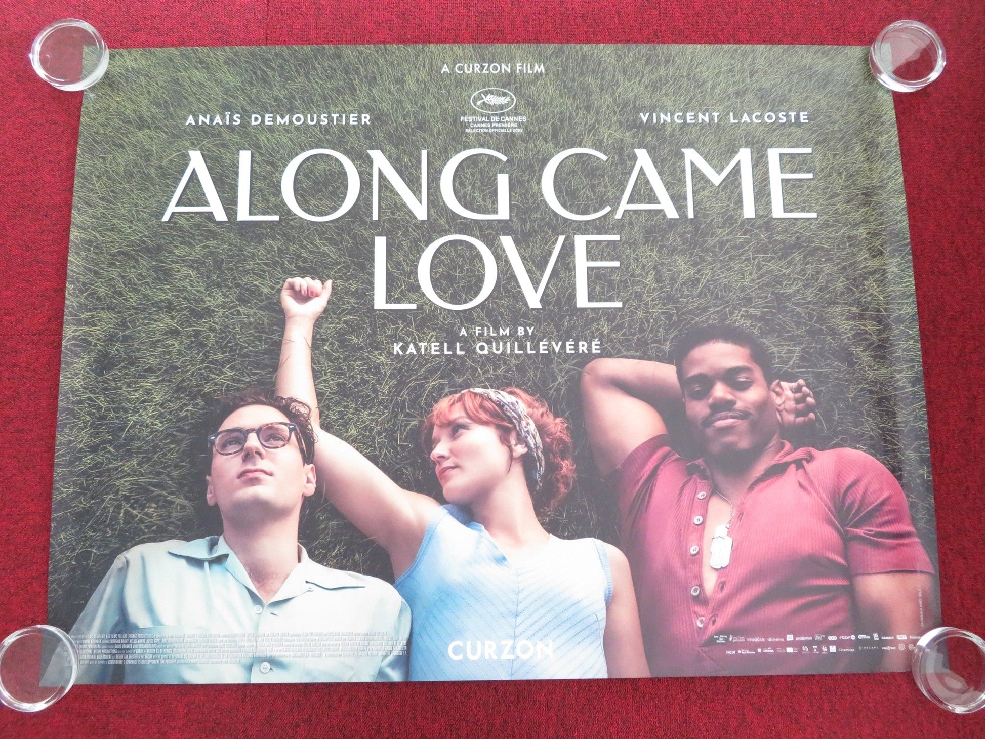 ALONG CAME LOVE UK QUAD ROLLED POSTER ANAIS DEMOUSTIER VINCENT LACOSTE 2023 Movie posters
